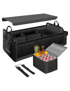 Organizador de Maletero Plegable HAOKAY 95L con Bolsa Térmica