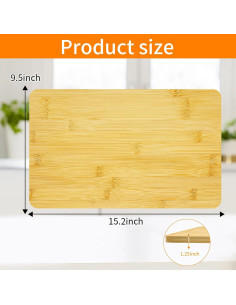 Tabla de Cortar de Bambú GCQFZ para Horno Breville BOV450XL 2