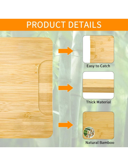 Tabla de Cortar de Bambú GCQFZ para Horno Breville BOV450XL