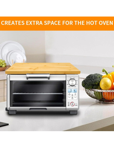 Tabla de Cortar de Bambú GCQFZ para Horno Breville BOV450XL