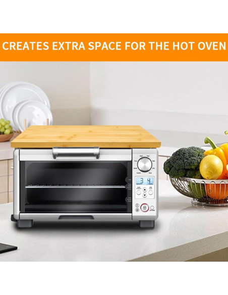Tabla de Cortar de Bambú GCQFZ para Horno Breville BOV450XL