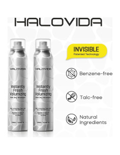 Champú Seco Voluminizador Halovida 60ml - Sin Residuos 2