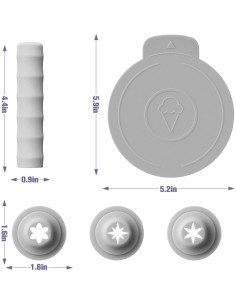 Tapa Selladora a Prueba de Polvo Palksky para Ninja Swirl 2