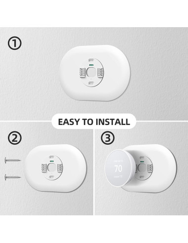 Cubierta de Pared para Termostato Nest 2020 Alerktify Nieve