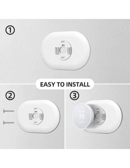 Cubierta de Pared para Termostato Nest 2020 Alerktify Nieve