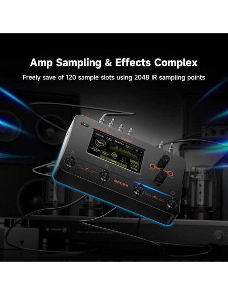 Procesador de Efectos para Guitarra MOOER GS1000 350+ Efectos