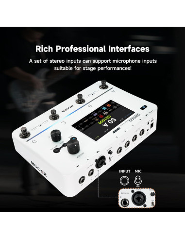 Procesador de Efectos para Guitarra MOOER GS1000 350+ Efectos
