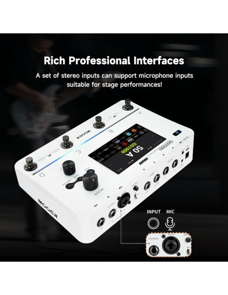 Procesador de Efectos para Guitarra MOOER GS1000 350+ Efectos