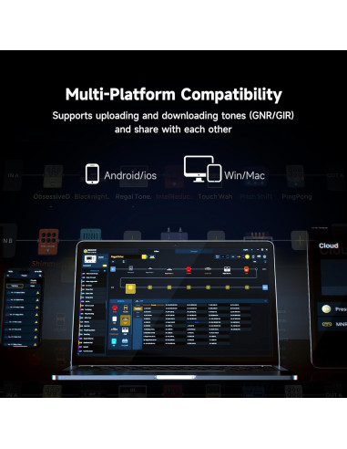 Procesador de Efectos para Guitarra MOOER GS1000 350+ Efectos