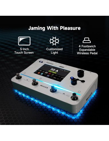 Procesador de Efectos para Guitarra MOOER GS1000 350+ Efectos