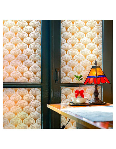 Película de Ventana DKTIE 45x200 cm Geométrica Esmerilada