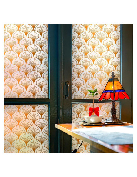 Película de Ventana DKTIE 45x200 cm Geométrica Esmerilada