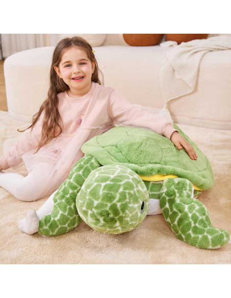 Juguete de Peluche Tortuga Marina Gigante IKASA 76 cm Suave