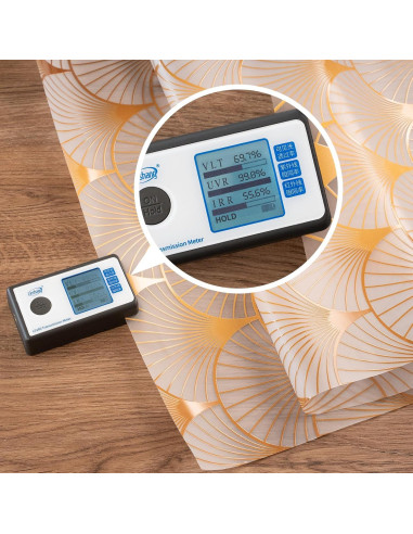 Película de Ventana DKTIE 45x200 cm Geométrica Esmerilada