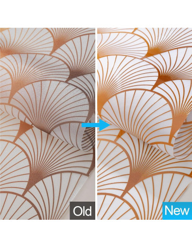 Película de Ventana DKTIE 45x200 cm Geométrica Esmerilada