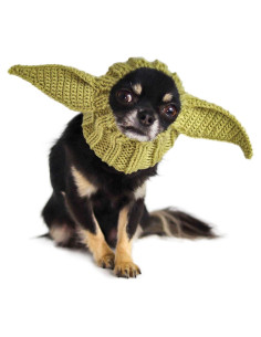 Disfraz Snood Baby Yoda Zoo Snoods para Perro Pequeño Verde