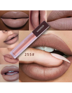 Set de Labiales Líquidos Mate MAEPEOR 5 Colores Alta Pigmentación 2