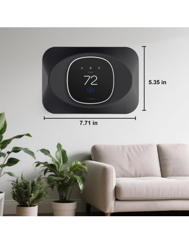 Cubierta de Placa de Pared BAOKZZOM para Ecobee 2025 - Negro