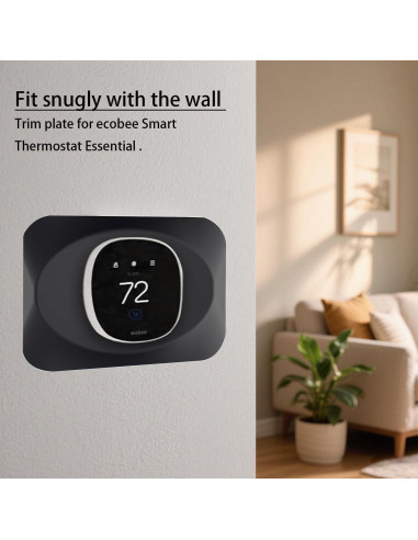 Cubierta de Placa de Pared BAOKZZOM para Ecobee 2025 - Negro