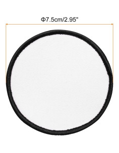 Parches de Sublimación MECCANIXITY 15pcs 7.5cm Redondos 2