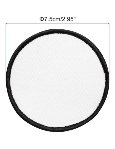 Parches de Sublimación MECCANIXITY 15pcs 7.5cm Redondos