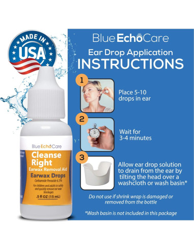 Gotas para Remoción de Cerumen Cleanse Right 14.79 ml