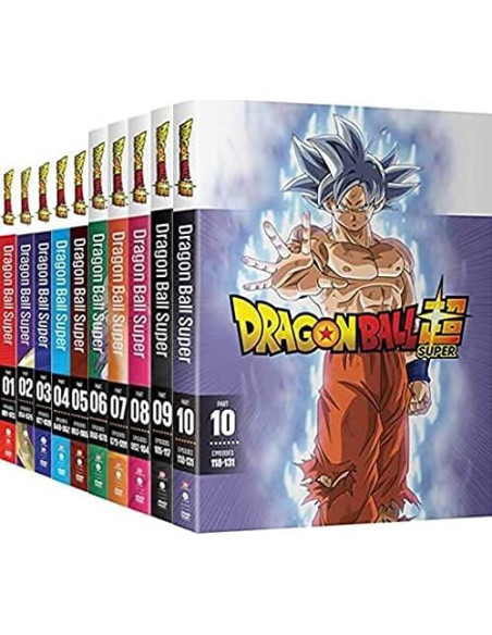 Conjunto de DVD Dragon Ball Super Partes 1 a 10
