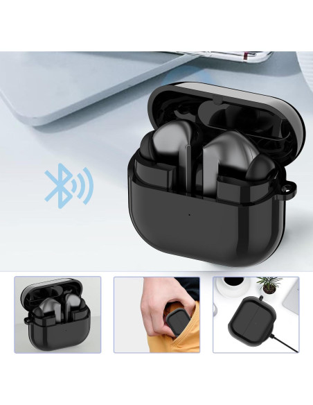 Estuche de Carga Samsung Galaxy Buds 3 Pro SM-R630 Negro Estuche de Carga Samsung Galaxy Buds 3 Pro SM-R630 Negro