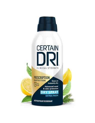 Antitranspirante Clínico Certain Dri Spray Seco 119 g - 72 Horas