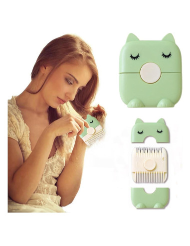 Recortador de Cabello 2 en 1 ZBJBinCH Verde Manzana