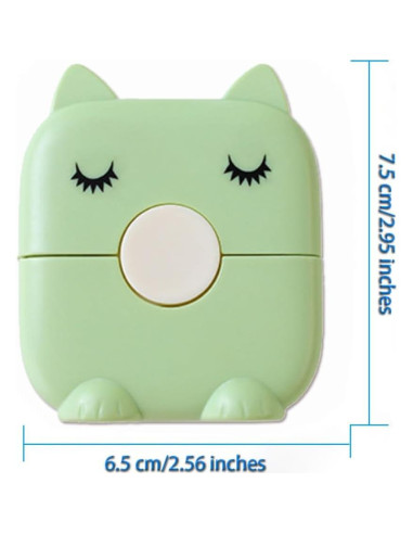 Recortador de Cabello 2 en 1 ZBJBinCH Verde Manzana