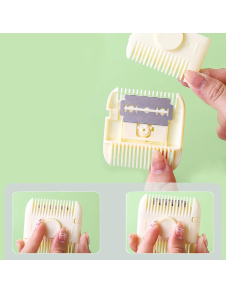 Recortador de Cabello 2 en 1 ZBJBinCH Verde Manzana Recortador de Cabello 2 en 1 ZBJBinCH Verde Manzana