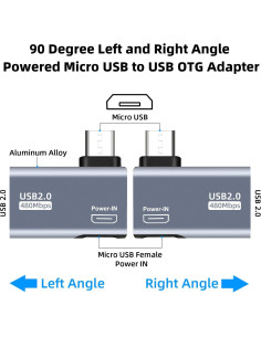 Adaptador Micro USB OTG AreMe 2 Pack para Fire TV Stick 2