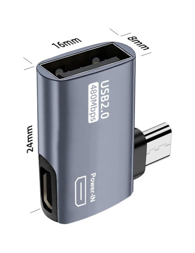 Adaptador Micro USB OTG AreMe 2 Pack para Fire TV Stick