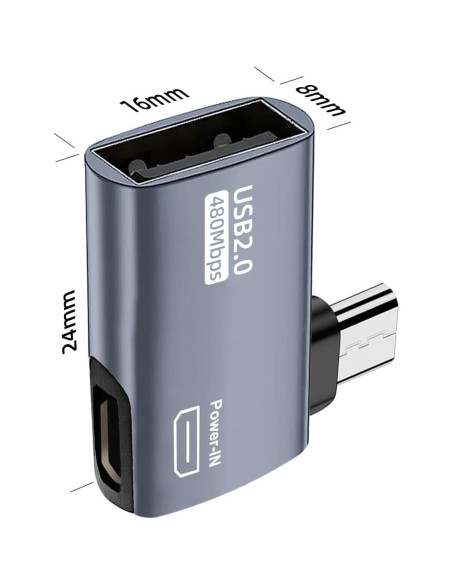 Adaptador Micro USB OTG AreMe 2 Pack para Fire TV Stick