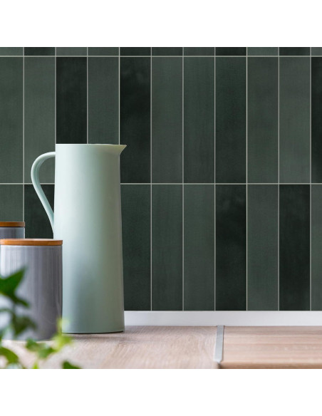 Azulejos de Respaldo Autoadhesivos Sunwings 16 Piezas 23x23cm Verde Azulejos de Respaldo Autoadhesivos Sunwings 16 Piezas 23x23cm Verde