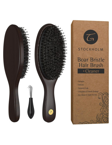 Cepillo de Cabello Truly Genuine Stockholm - Cerda Natural y Nylon