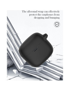 Funda Protectora Silicona BOVUGAC para JBL Tune FLEX - Negro 2