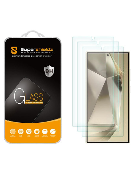 Protector de Pantalla Vidrio Templado Supershieldz para Samsung Galaxy S24 Ultra Protector de Pantalla Vidrio Templado Supershieldz para Samsung Galaxy S24 Ultra