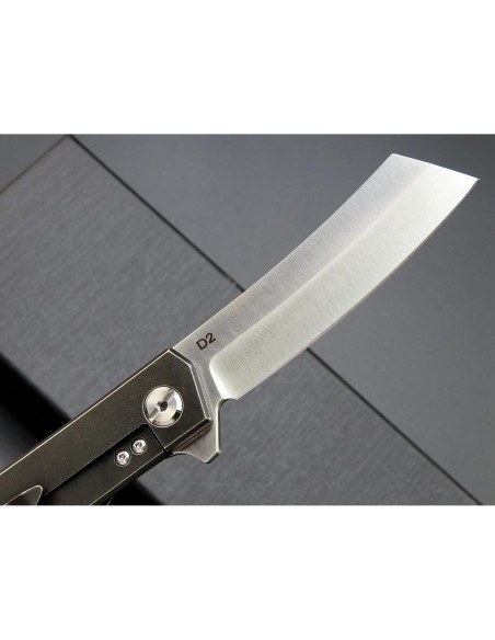 Cuchillo de Bolsillo Eafengrow EF97 Plegable Titanio 20.3 cm