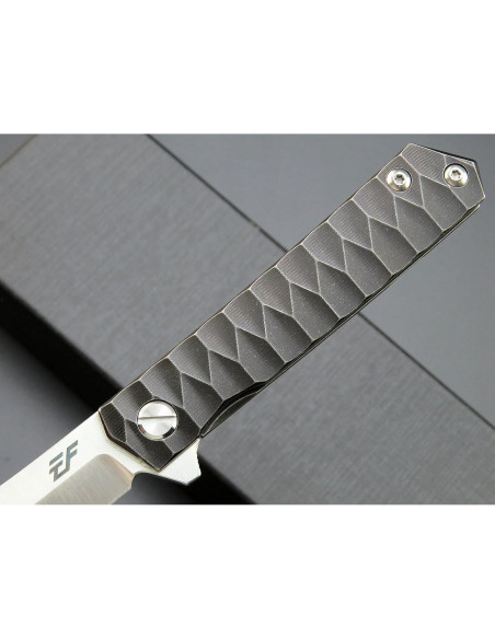 Cuchillo de Bolsillo Eafengrow EF97 Plegable Titanio 20.3 cm