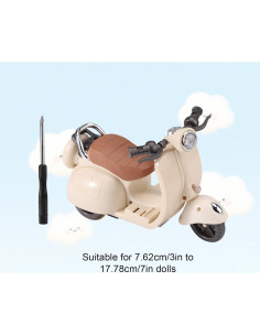 Mini Scooter Juguete Interactivo BTFO con Música y Luz 19x12.5cm 2