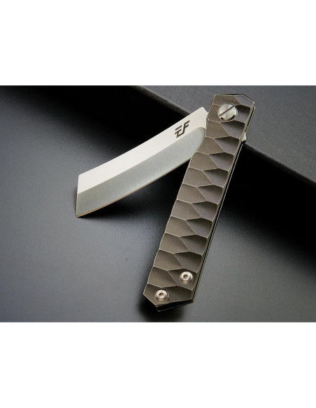 Cuchillo de Bolsillo Eafengrow EF97 Plegable Titanio 20.3 cm