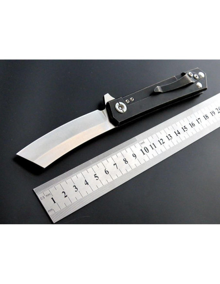 Cuchillo de Bolsillo Eafengrow EF97 Plegable Titanio 20.3 cm