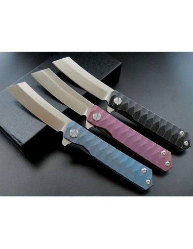 Cuchillo de Bolsillo Eafengrow EF97 Plegable Titanio 20.3 cm