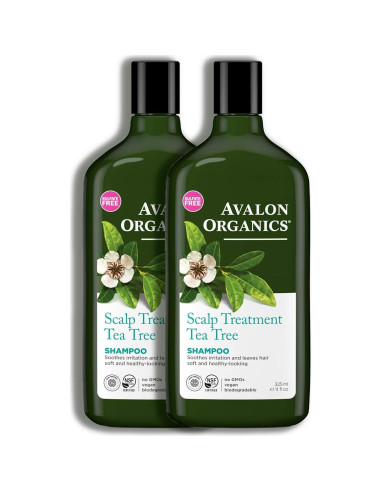 Champú Orgánico Avalon Organics 311 ml x 2 - Aceite de Árbol de Té