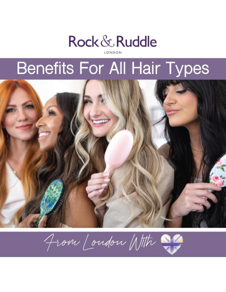 Cepillo de Pelo Rock & Ruddle Bellotas y Mariposas 19.5 cm Cepillo de Pelo Rock & Ruddle Bellotas y Mariposas 19.5 cm