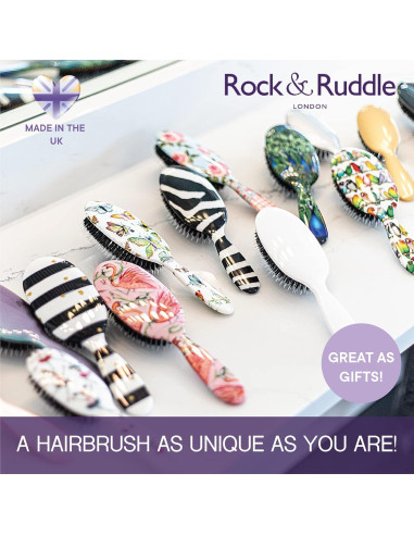 Cepillo de Pelo Rock & Ruddle Bellotas y Mariposas 19.5 cm