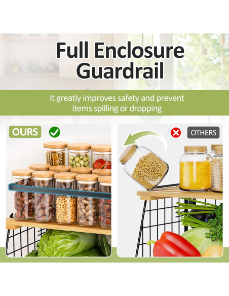 Estante Magnético GGIU para Nevera 15 kg - Organizador de Cocina