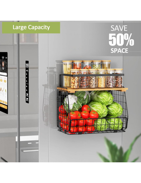 Estante Magnético GGIU para Nevera 15 kg - Organizador de Cocina